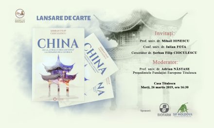 Lansare de carte: China. De la „strălucirea ascunsă” la expansiunea globală