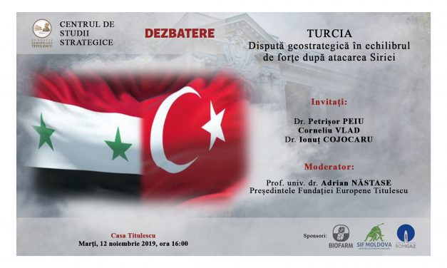 Dezbatere: Turcia. Dispută geostrategică în echilibrul de forțe după atacarea Siriei