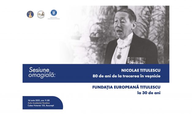 Sesiunea omagială NICOLAE TITULESCU